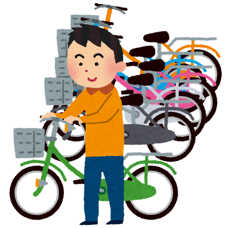 マンション駐輪場の自転車整理方法について マンション駐輪場の自転車整理方法について